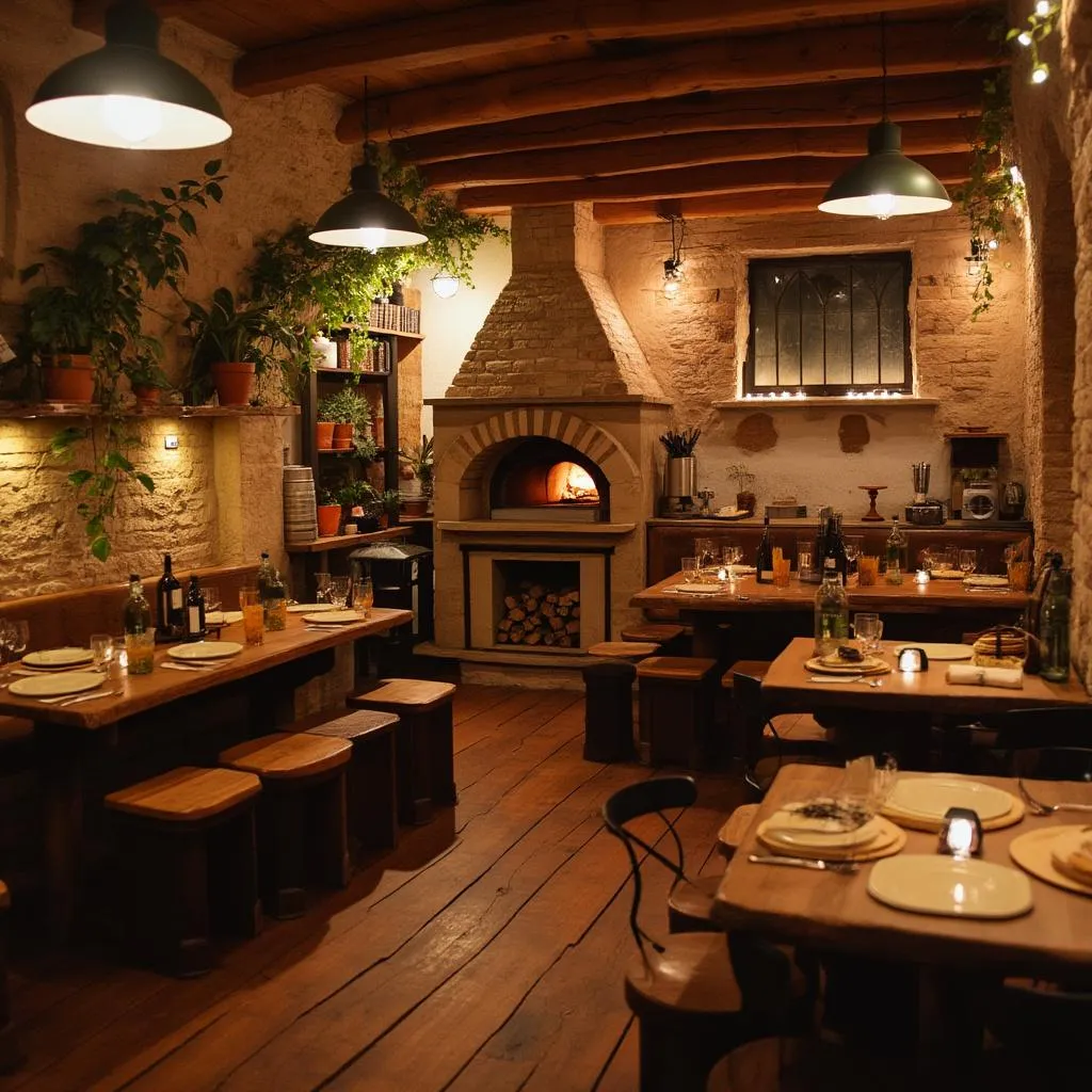 Interior de nuestra pizzería